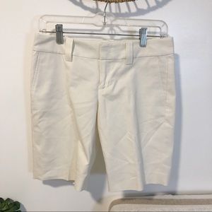 Banana Republic | White Bermuda Shorts